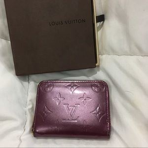 Louis Vuitton Violette Vernis zippy coin purse
